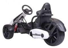 Lean-toys Baterie Gokart CH9939 bílá