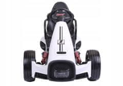 Lean-toys Baterie Gokart CH9939 bílá