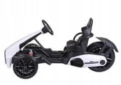 Lean-toys Baterie Gokart CH9939 bílá