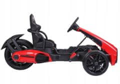 Lean-toys Baterie Gokart CH9939 červená