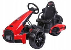 Lean-toys Baterie Gokart CH9939 červená