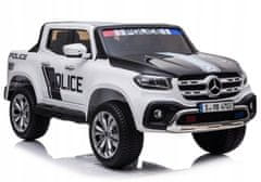 Lean-toys Bateriové auto XMX606 Mercedes X Police White