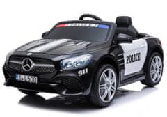 Lean-toys Bateriové vozidlo Mercedes SL500 Police Black