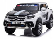 Lean-toys Bateriové auto XMX606 Mercedes X Police White