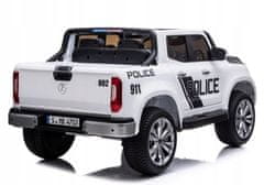 Lean-toys Bateriové auto XMX606 Mercedes X Police White