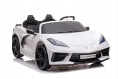 Lean-toys Auto Na Baterie Corvette Stingray TR2203 Bílá