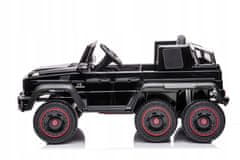 Lean-toys Auto na baterie Mercedes Benz G63 6X6 Black