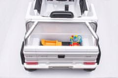 Lean-toys Auto na baterie Mercedes Benz G63 6X6 White