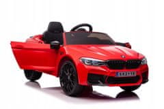 Lean-toys Auto Na Baterie BMW M5 DRIFT Červená