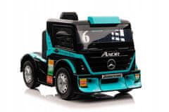Lean-toys Auto Na baterii Mercedes XMX622 Modrý LCD