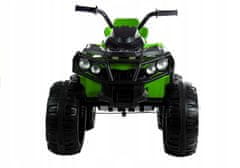 Lean-toys Čtyřnásobná baterie R / C BDM0906 zelená