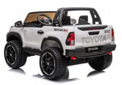 Lean-toys Baterie Toyota Hilux bílá