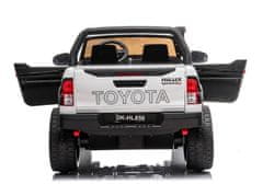 Lean-toys Baterie Toyota Hilux bílá