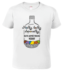 Hobbytriko Velikonoční tričko - Hodky, hodky doprovodky Barva: Bílá (00), Velikost: S