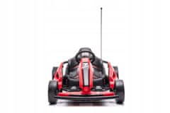 Lean-toys A035 Drift Red Battery Gokart