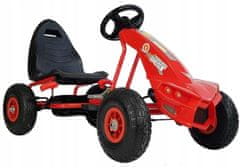 Lean-toys Pedál Gokart A-18 Red