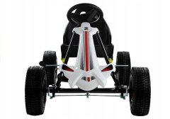 Lean-toys Black and White Monster Gokart On Pumped Ko pedály