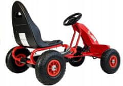 Lean-toys Pedál Gokart A-18 Red