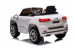 Lean-toys Bateriový vůz Jeep Grand Cherokee White JJ205