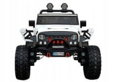 Lean-toys Auto Na Baterie Jeep Sx1719 Bílá 4X4