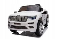 Lean-toys Bateriový vůz Jeep Grand Cherokee White JJ205