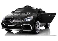 Lean-toys Bateriový vůz Mercedes SL65 Černý lak