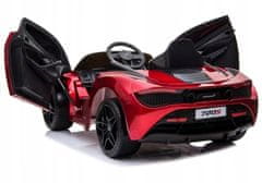 Lean-toys Bateriový vůz McLaren 720S Red Lacquer