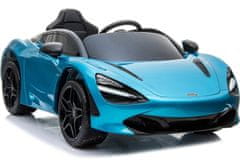 Lean-toys Auto Na Baterie Mclaren 720S Modrý Lak