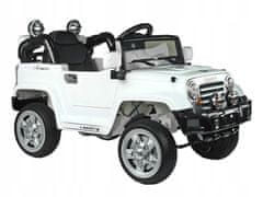 Lean-toys Bateriový vůz Jeep JJ245 White