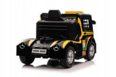 Lean-toys Bateriový automobil Mercedes XMX622 Yellow LCD