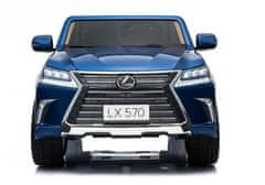 Lean-toys Bateriový vůz LEXUS DK-LX570 Modrý lak