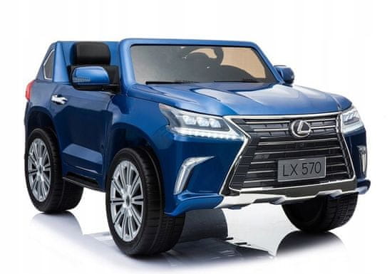 Lean-toys Bateriový vůz LEXUS DK-LX570 Modrý lak