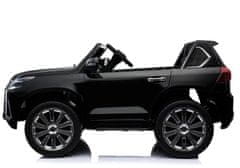 Lean-toys Bateriový vůz LEXUS DK-LX570 Black Lacquer