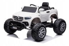 Lean-toys Bateriový vůz Mercedes DK-MT950 4x4 White