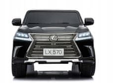 Lean-toys Bateriový vůz LEXUS DK-LX570 Black Lacquer