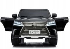 Lean-toys Bateriový vůz LEXUS DK-LX570 Black Lacquer