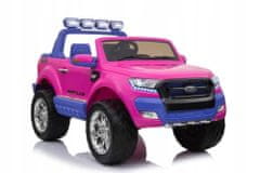 Lean-toys Bateriový vůz Ford Ranger Pink 4x4