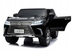 Lean-toys Bateriový vůz LEXUS DK-LX570 Black Lacquer