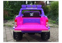 Lean-toys Bateriový vůz Ford Ranger Pink 4x4