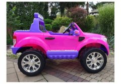 Lean-toys Bateriový vůz Ford Ranger Pink 4x4