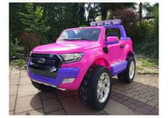 Lean-toys Bateriový vůz Ford Ranger Pink 4x4