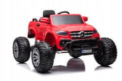 Lean-toys Bateriový vůz Mercedes DK-MT950 4x4 Red
