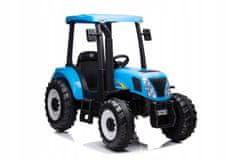 Lean-toys New Holland A011 Bateriový traktor Blue 2