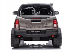 Lean-toys Automobil Toyota Hilux se stříbrným lakováním