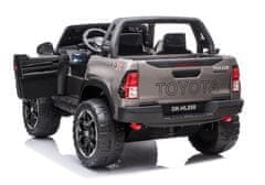 Lean-toys Automobil Toyota Hilux se stříbrným lakováním