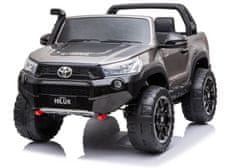 Lean-toys Automobil Toyota Hilux se stříbrným lakováním
