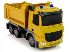 Lean-toys Stavební vozidlo sklápěč 2,4GR / C žlutá 1:12
