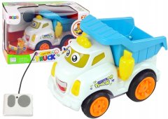 Lean-toys Dálkové ovládání Dumper Car White Dl