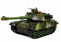 Lean-toys Velký dálkově ovládaný velký tank R / C 2,4 GHz Light O