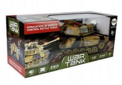 Lean-toys Velký dálkově ovládaný velký tank R / C 2,4 GHz Light O